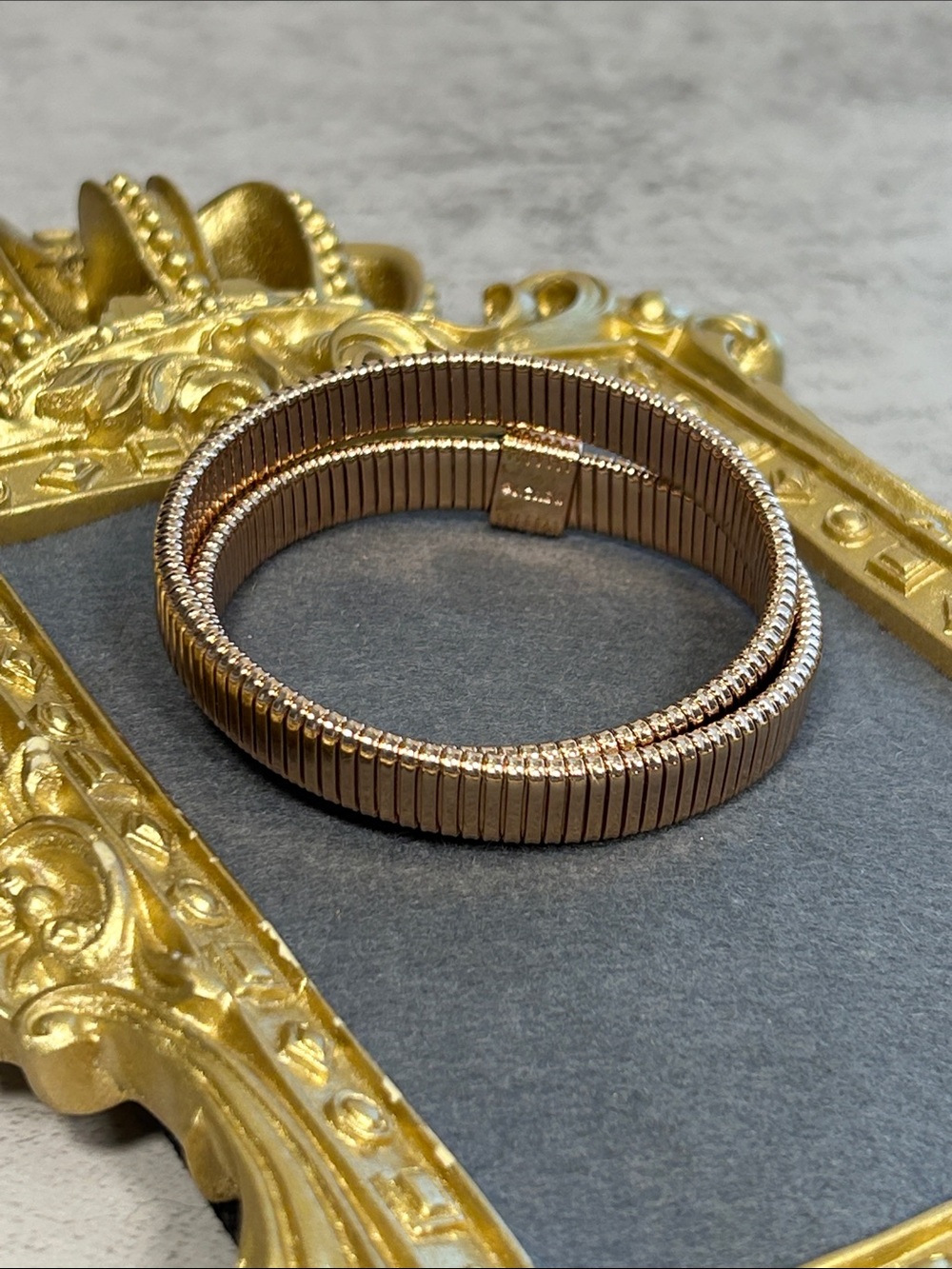 J. Crew Rose Gold Coil Stretch Bracelet